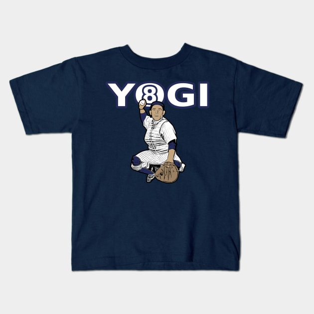 Yankees Yogi 8 Kids T-Shirt by Gamers Gear